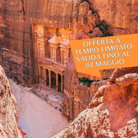 Tour della Giordania : Relax sul Mar Morto & Notte nel Deserto