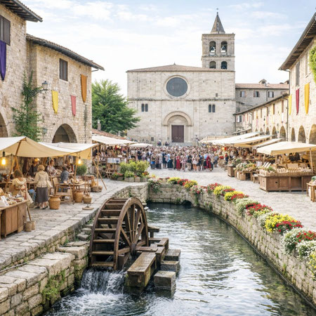 Respira l'Umbria: lavanda in fiore ad Assisi e magia medievale a Bevagna